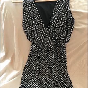 White Black House Dress size 4